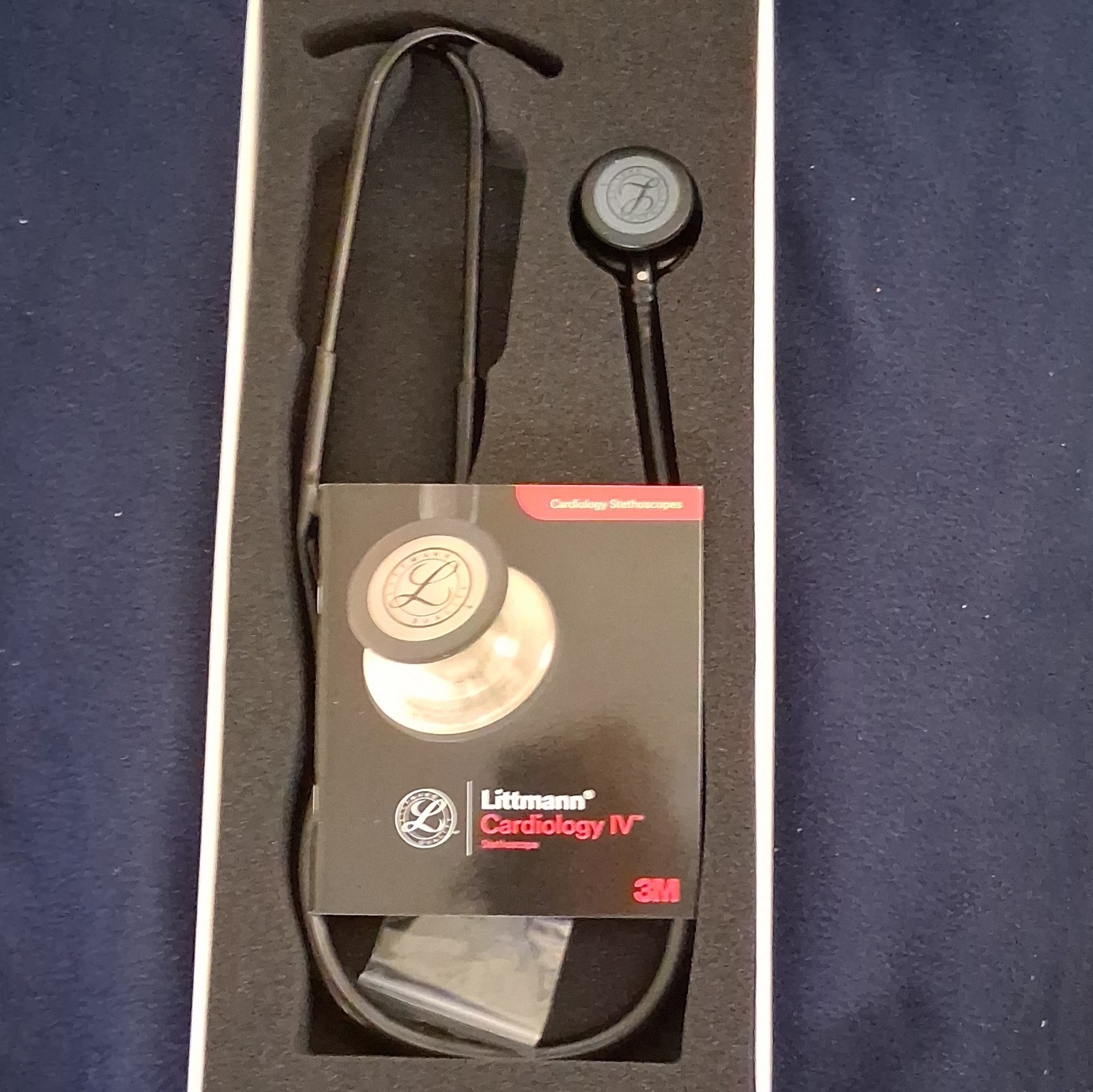Littmann Cardiology IV Cardiology Stethoscope Dual Head Black