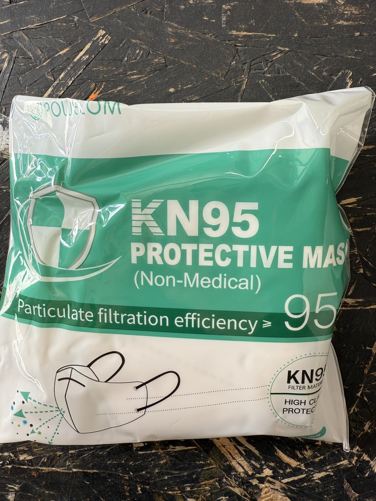 10 PCS KN95 Protective 5 Layers Face Mask Disposable Respirator BFE 95% PM2.5
