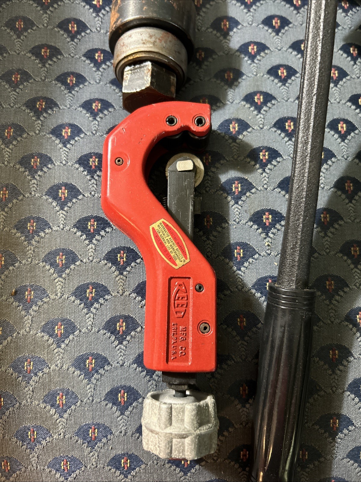 Ridgid Model #406 Cat # 36097 3/8” Conduit Bender + Reed Pipe Cutter + Greenlee