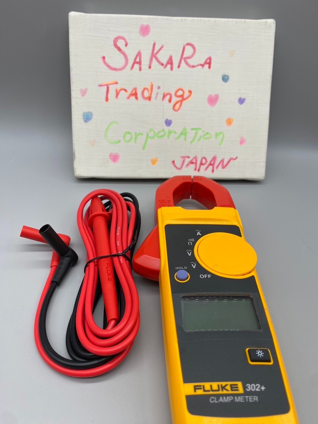 Fluke 302+ plus AC400A Clamp Tester AC/DC Volt Amp Multimeter Average Brand New