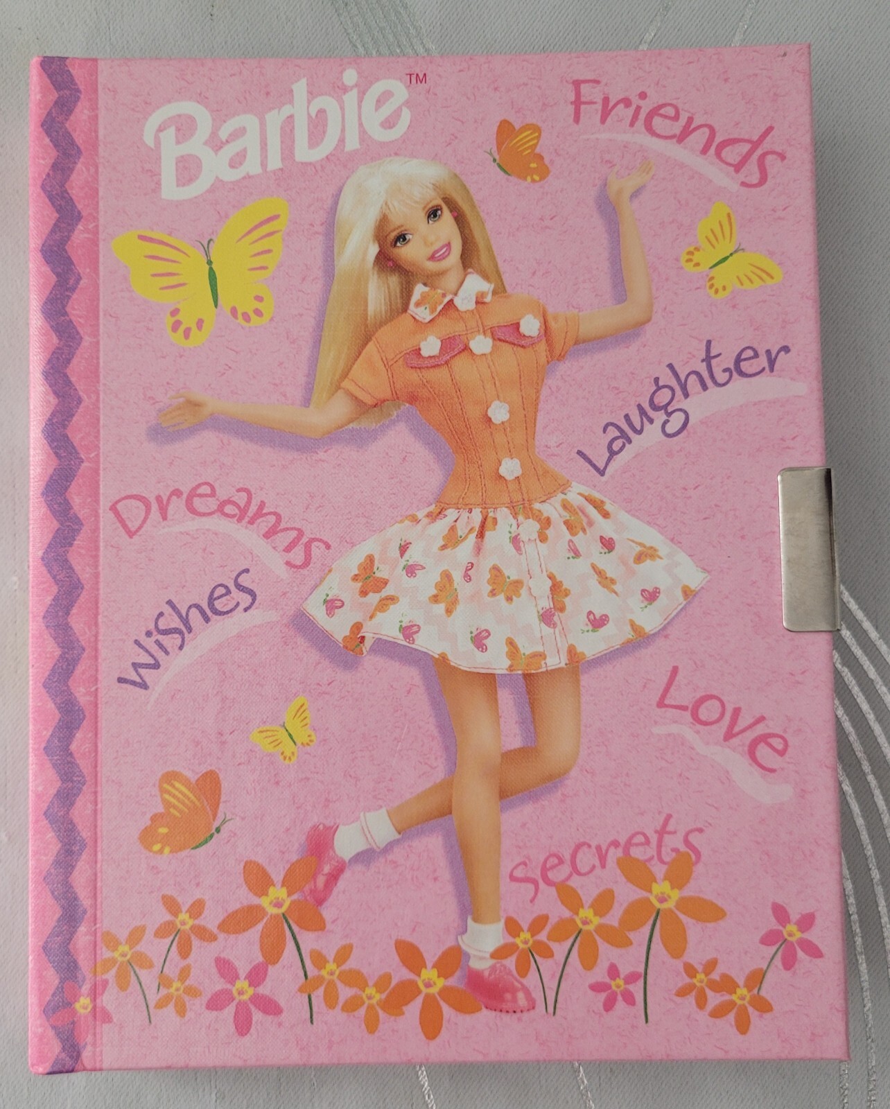RARE * Vintage 1997 Hallmark Barbie Doll Diary Journal w/ Lock & Key * NEW