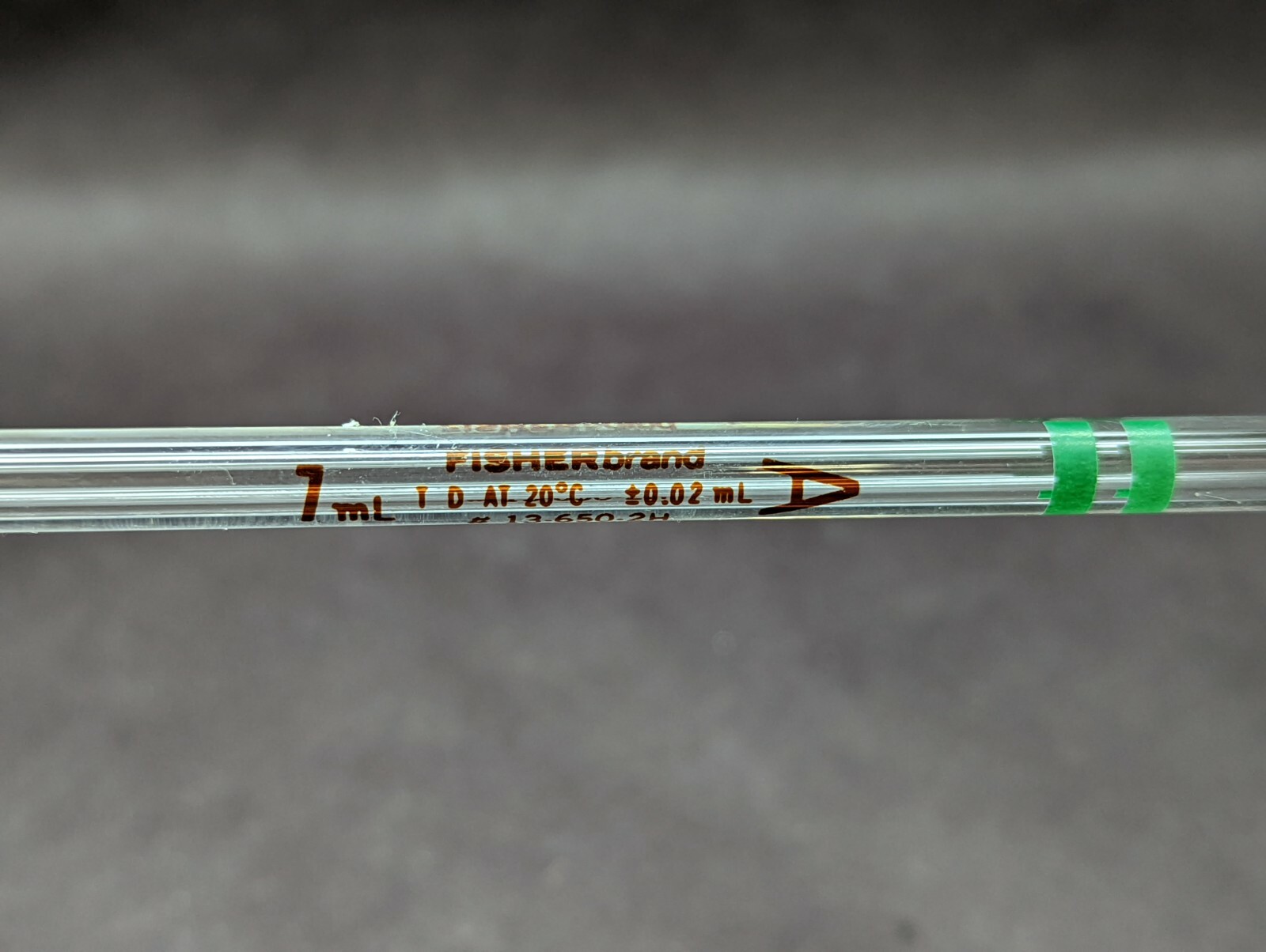 FISHERBRAND Glass Class A 0.5-40mL Bulb Volumetric Reusable Pipette Pipet 13-650