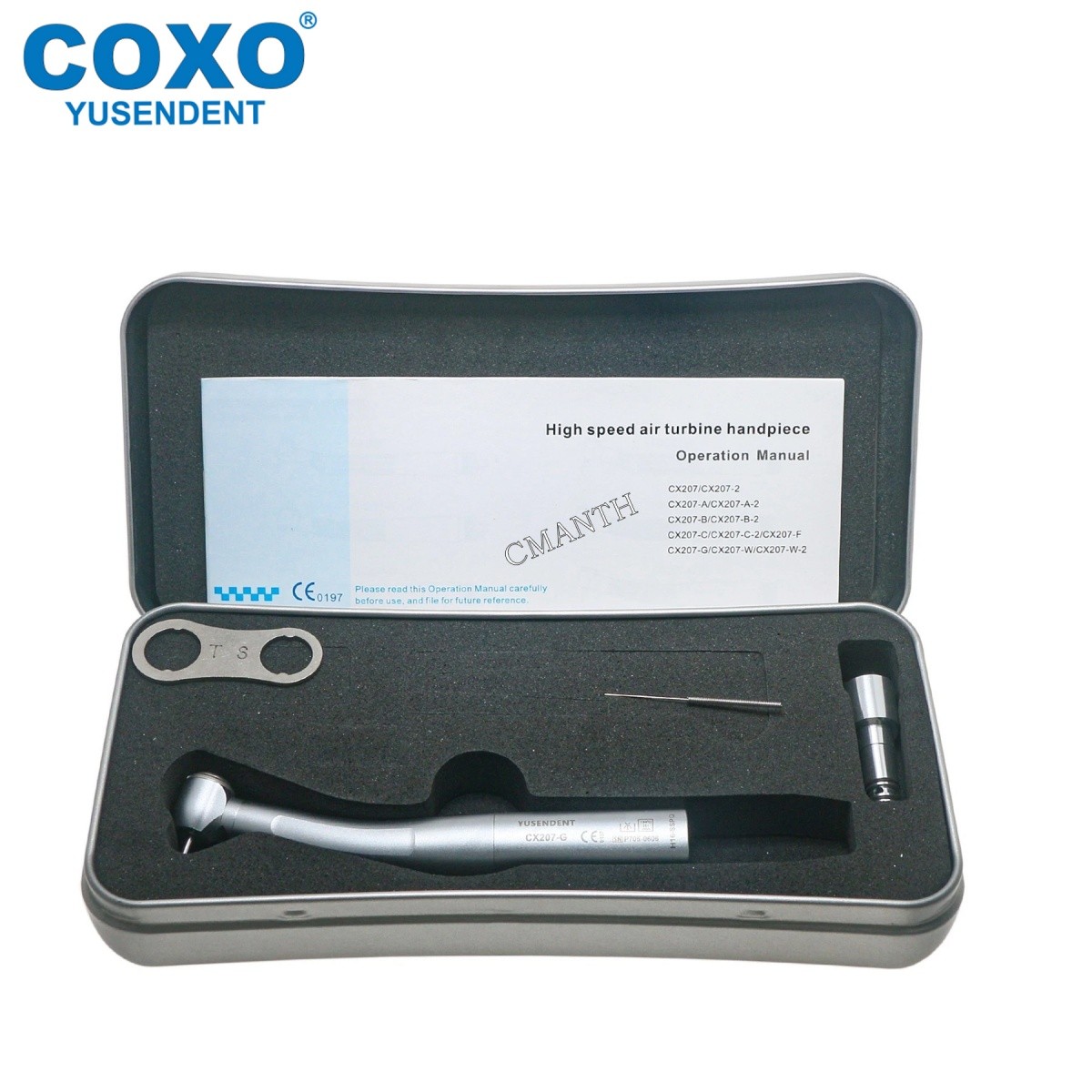COXO Dental Fiber Optic High Speed Turbine 6Hole Coupler Fit WH KAVO NSK SIRONA