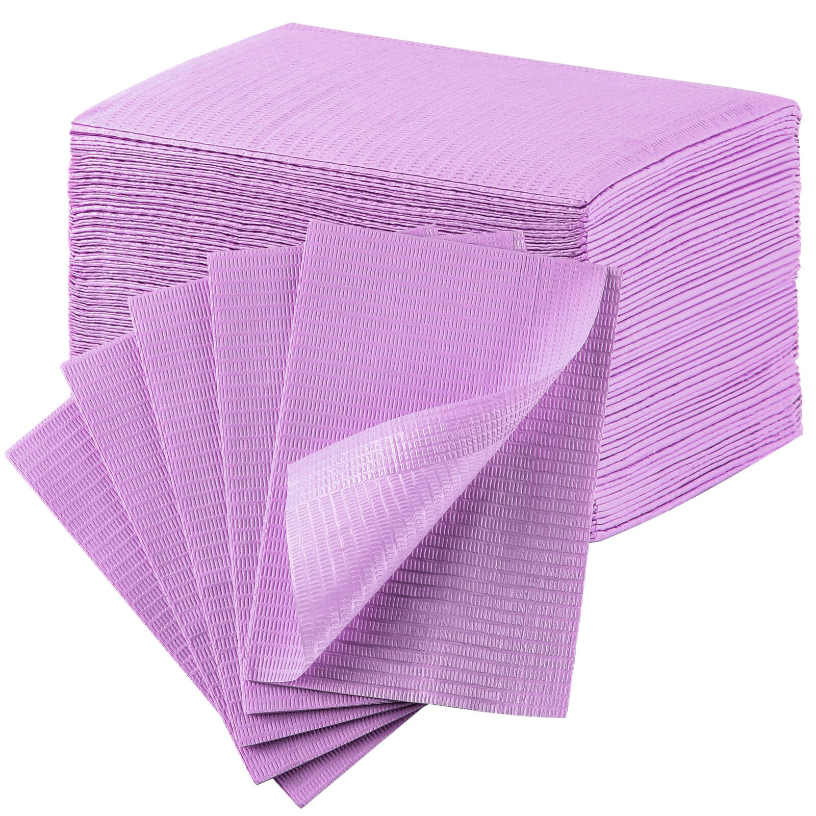 JMU Black Disposable Dental Bibs 13″x18″ 3-Ply Waterproof Tattoo Towel 50-500pcs