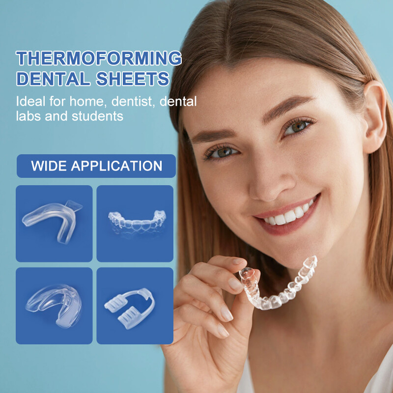 Dental Lab Vacuum Forming Splint Sheet Thermoforming Material Soft Hard US STOCK