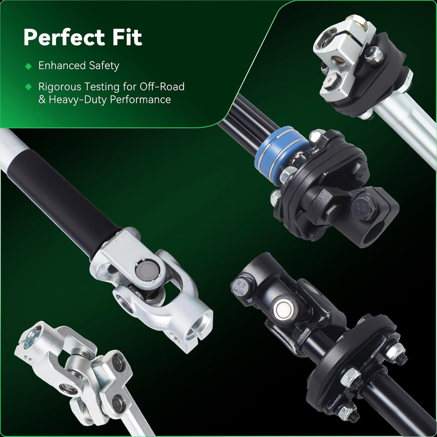 425-350 Steering Shaft w/U-Joint for Ford F-150 F-250 F-350 Bronco 1992-2003