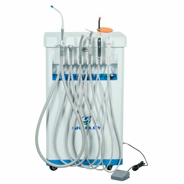 Dental GU-P209 Cart Delivery Unit+Curing light+Scaler+High Speed Handpieces 4/2H