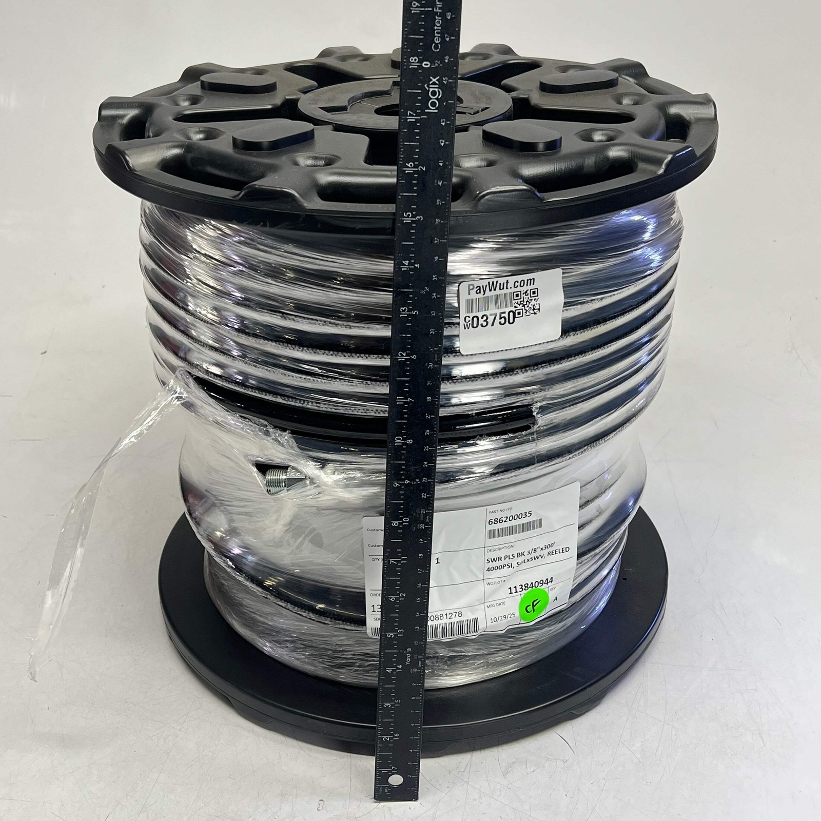 PRO PULSE Reeled Jetter Lateral Line 3/8″ Dia x 300′ Max PSI 4000 686200035