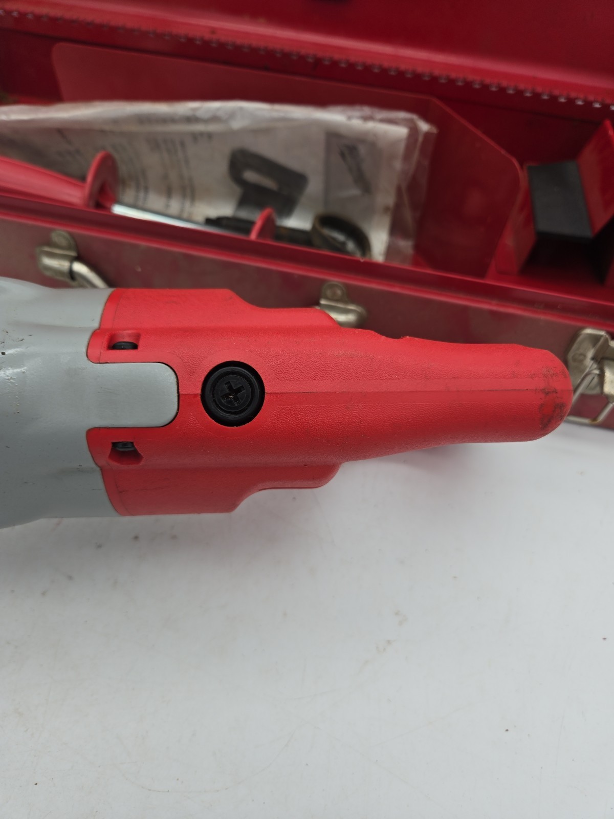 Milwaukee 1/2″ Two Speed Drill 48-06-2871 With Right Angle Drive 1107-1 (1CN)