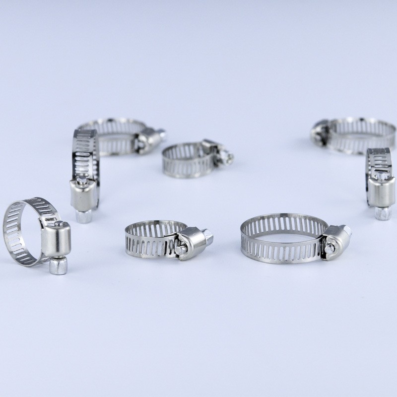 120pcs Hose Clamps Adjustable Worm Gear Stainless Steel Clamp Assortment Kit