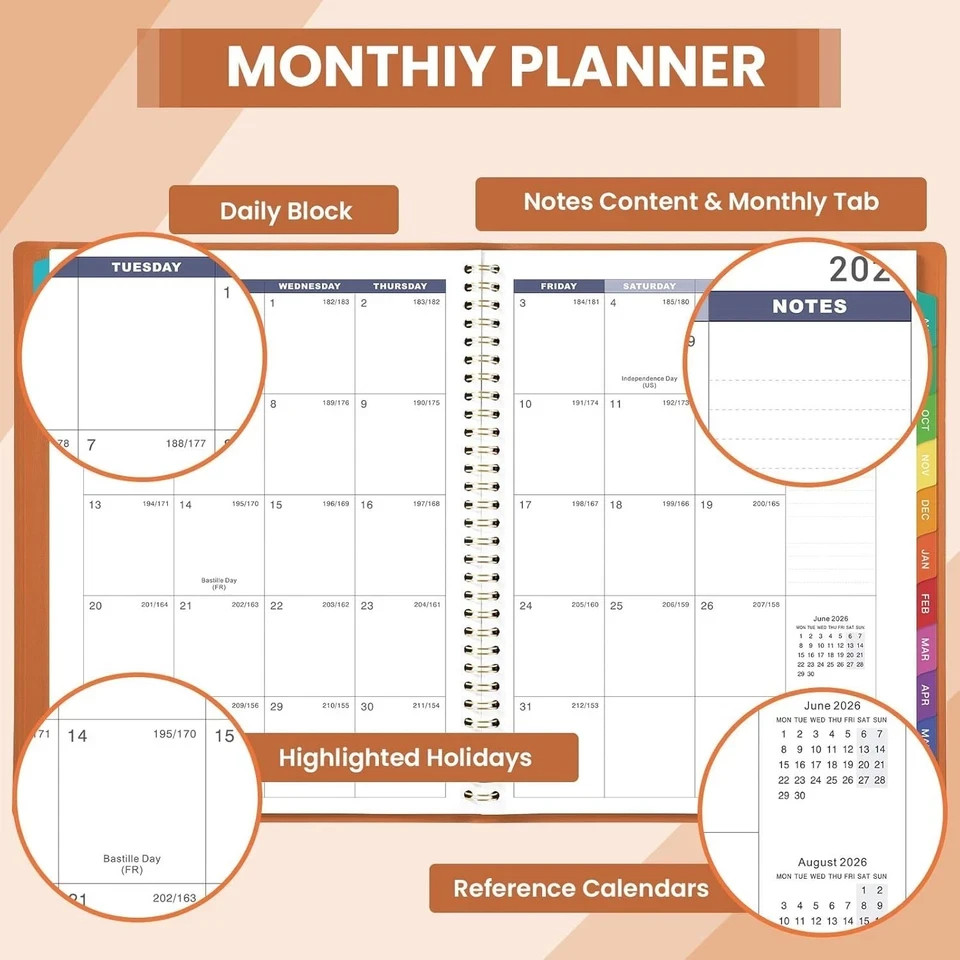2026 2027 Appointment Book Weekly Daily Hourly Planner 15 Min Interval 8.5×11