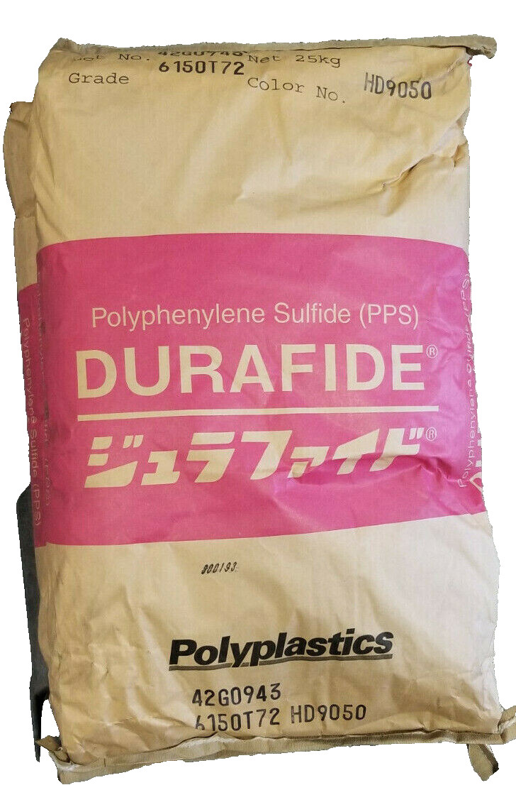 POLYPHENYLENE SULFIDE (PPS) Pellets Inj. Molding Durafide 6150T72 Black 55.1 lbs