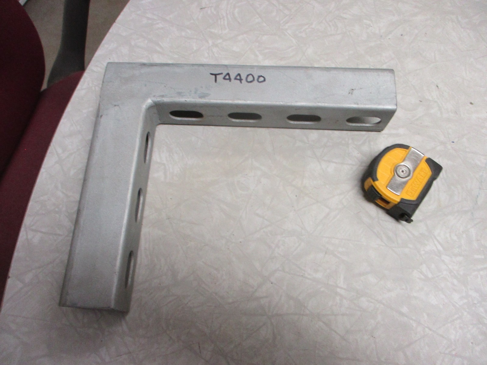 1-5/8″ Slotted Strut Channel 90-Degree Bend Bracket 8″ x 9-1/2″, Plated