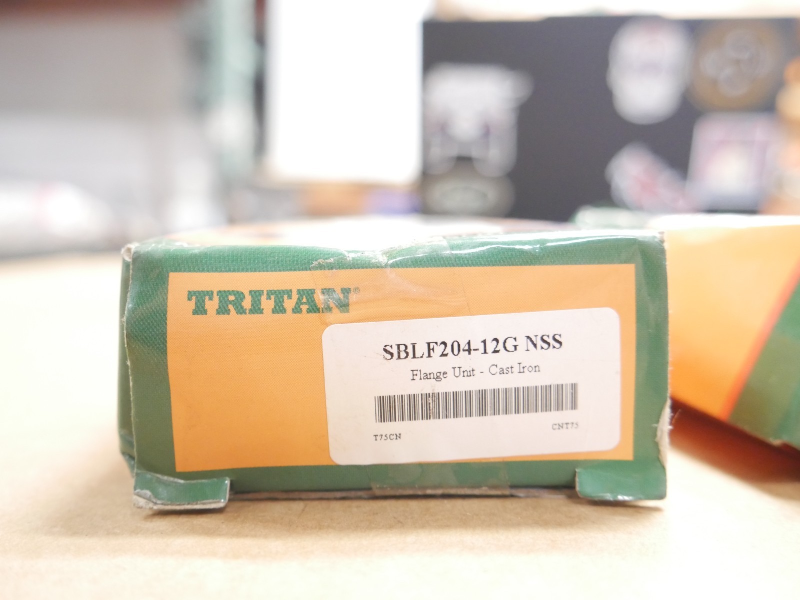 2 PACK – TRITAN SBLF204-12G 2 Bolt Flange Brg,Radial Ball,3/4in Bore 36UY01