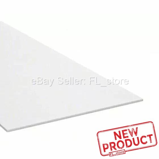 Plastic Sheet 1/8 Thick x 48″ L X 24″ High Density Polyethylene Off-White HDPE