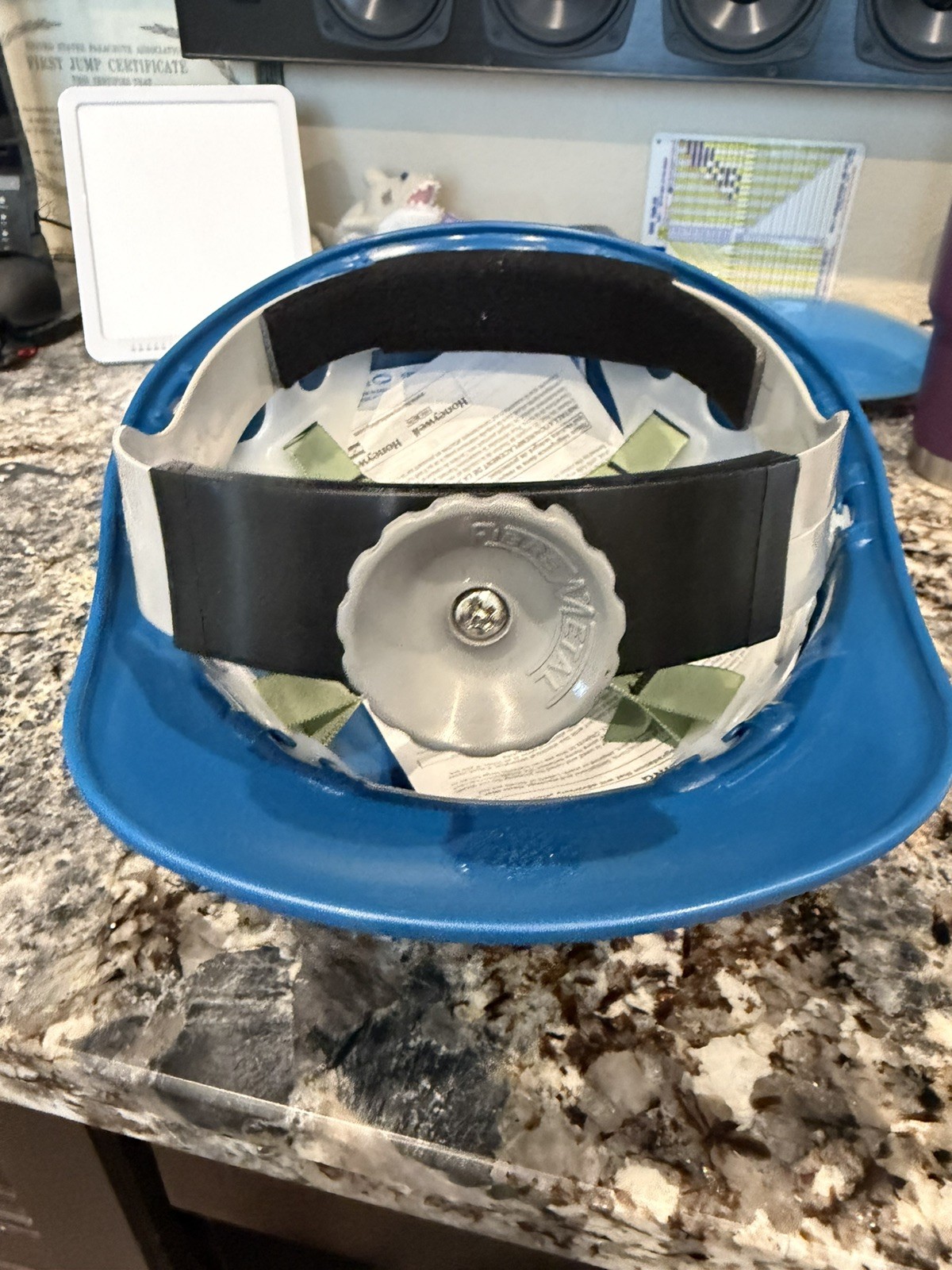 Fibre Metal Cap Style Hard Hat with Quick Loks