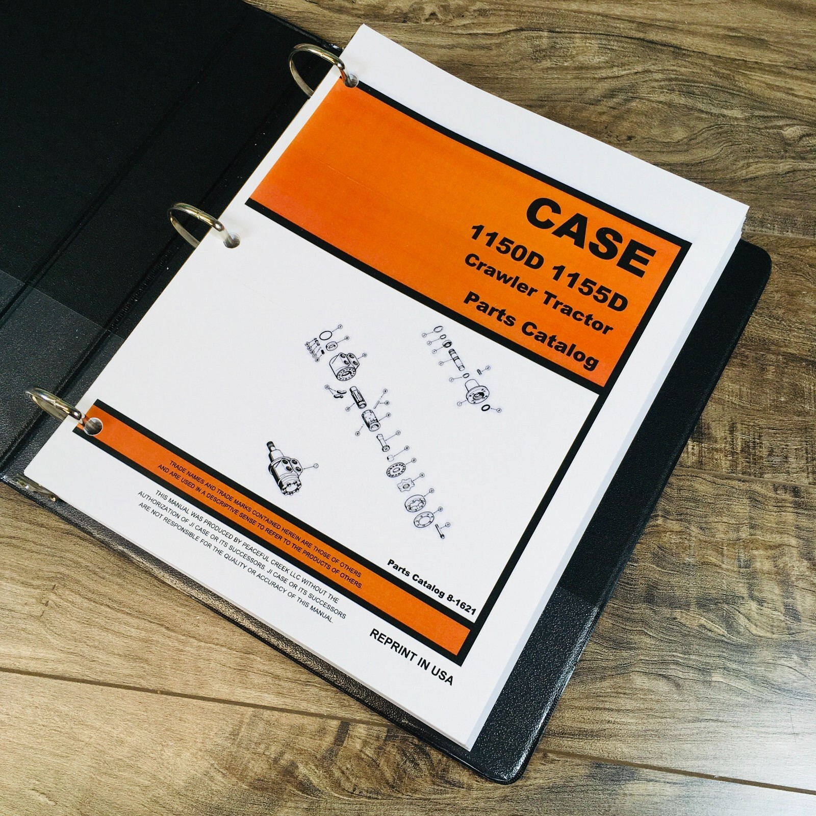 Case 1150D 1155D Crawler Dozer Loader Service Manual Parts Catalog Operators Set