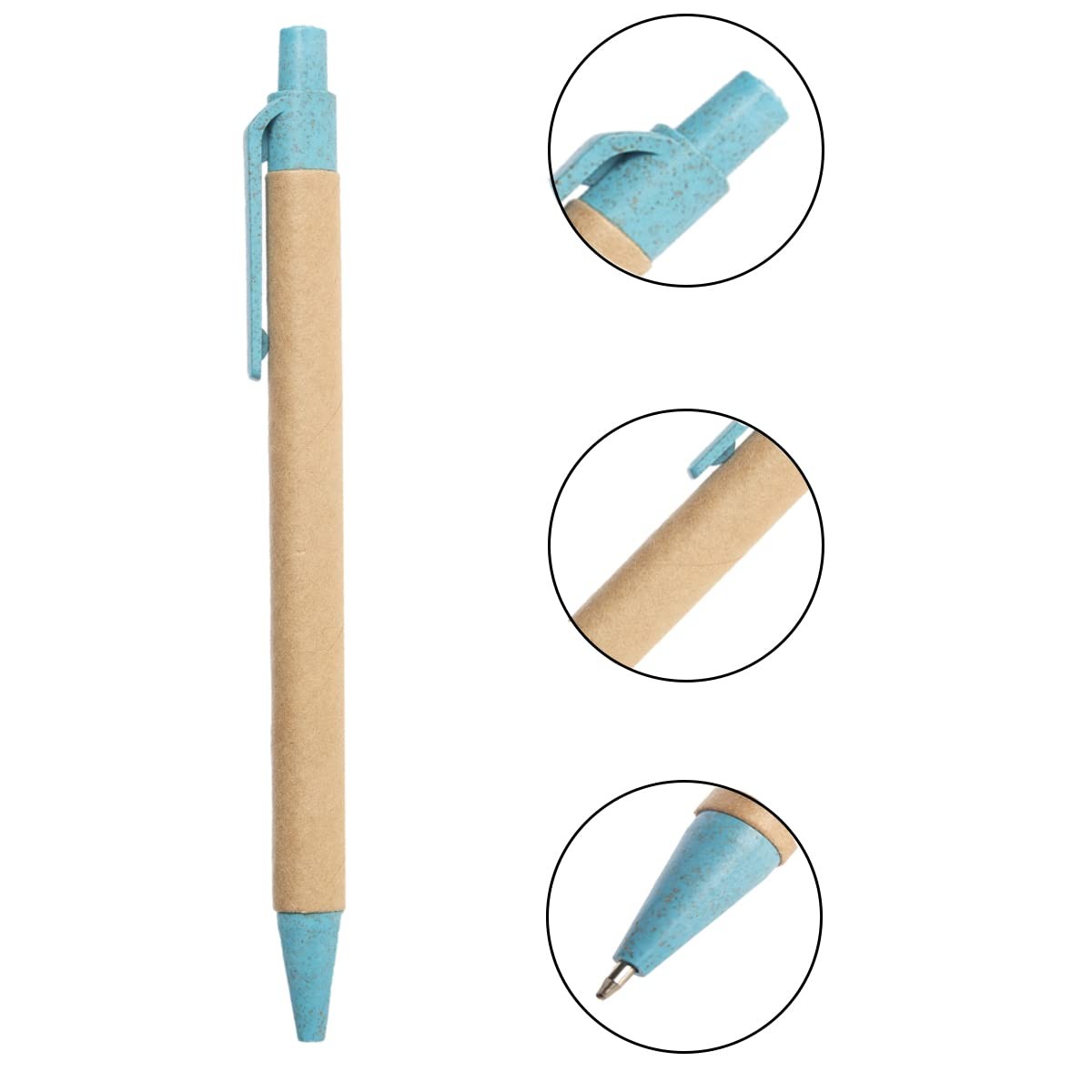 Simply Genius Bulk Retractable Ballpoint 1 Count (Pack of 100), Multicolor