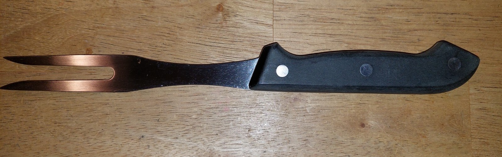 SMART COOK Cutlery Kitchen CARVING FORK Stainless Steel Bakelite Handle