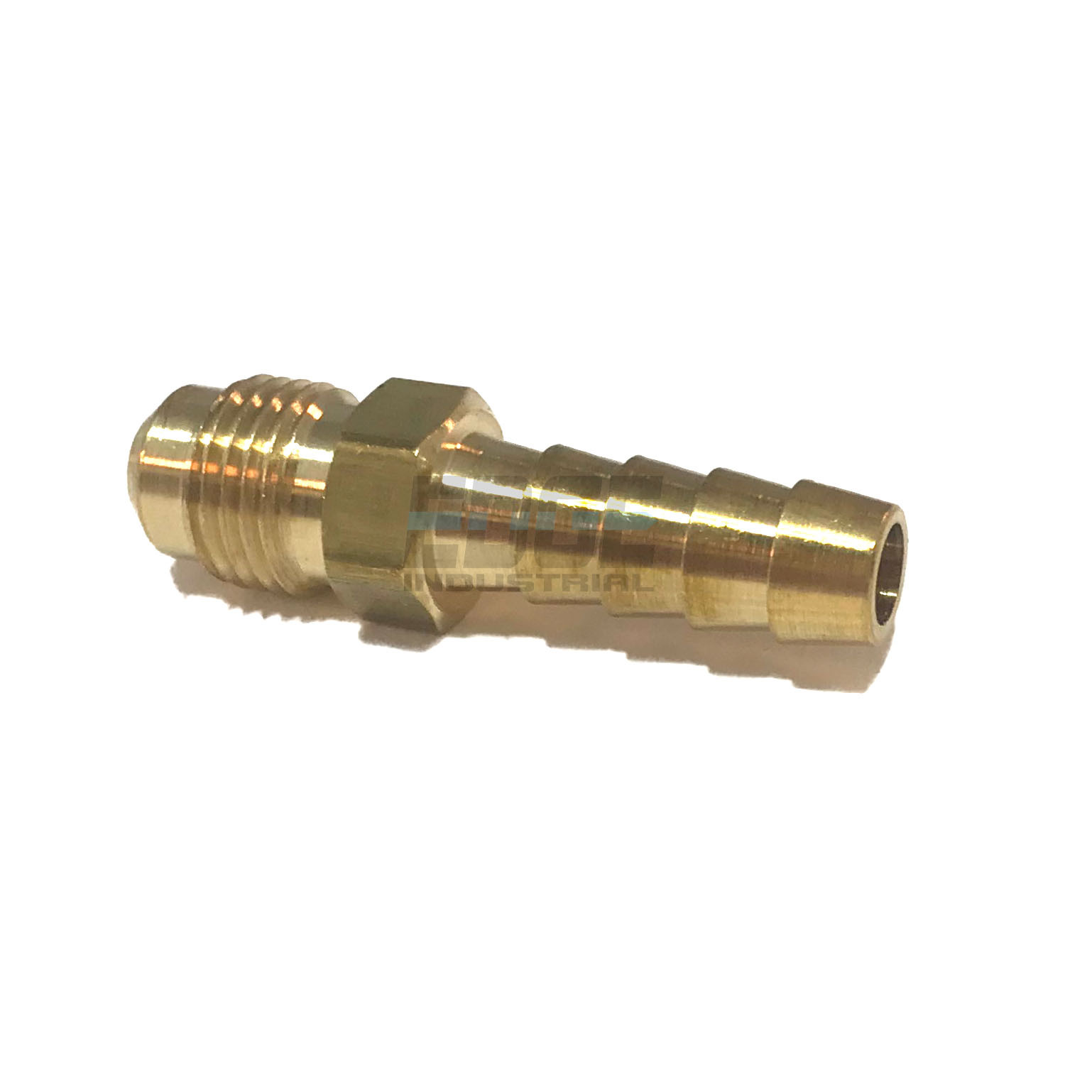 5/16 HOSE ID TO 5/16 45° MALE FLARE STRAIGHT BRASS FITTING FUEL/AIR/WATER/WOG
