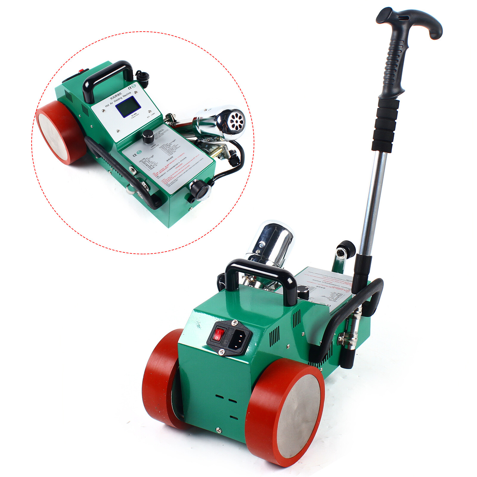 Automatic PVC Banner Welding Machine Heat Jointer Plastic Fabric Welder Hot Air