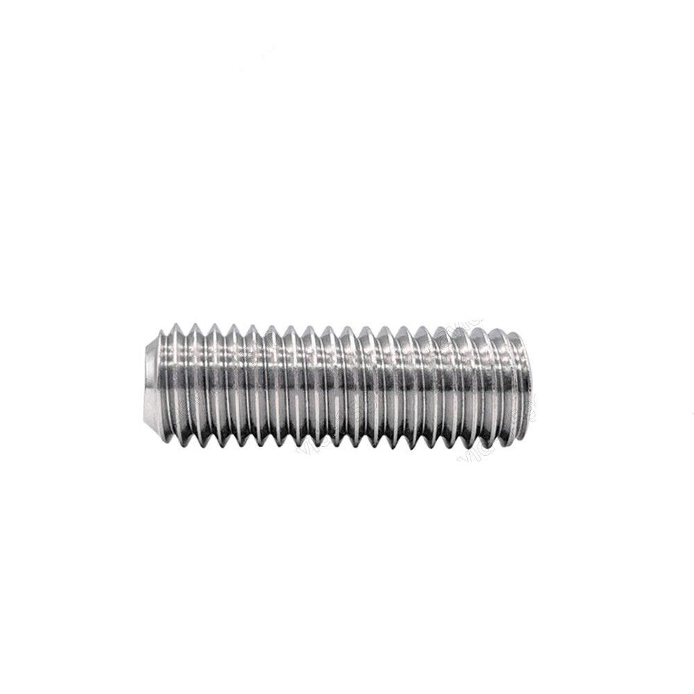 304 Stainless Steel Hex Socket Set Screw Cup Point Grub Screws 2# 4# 5# 6# 8#