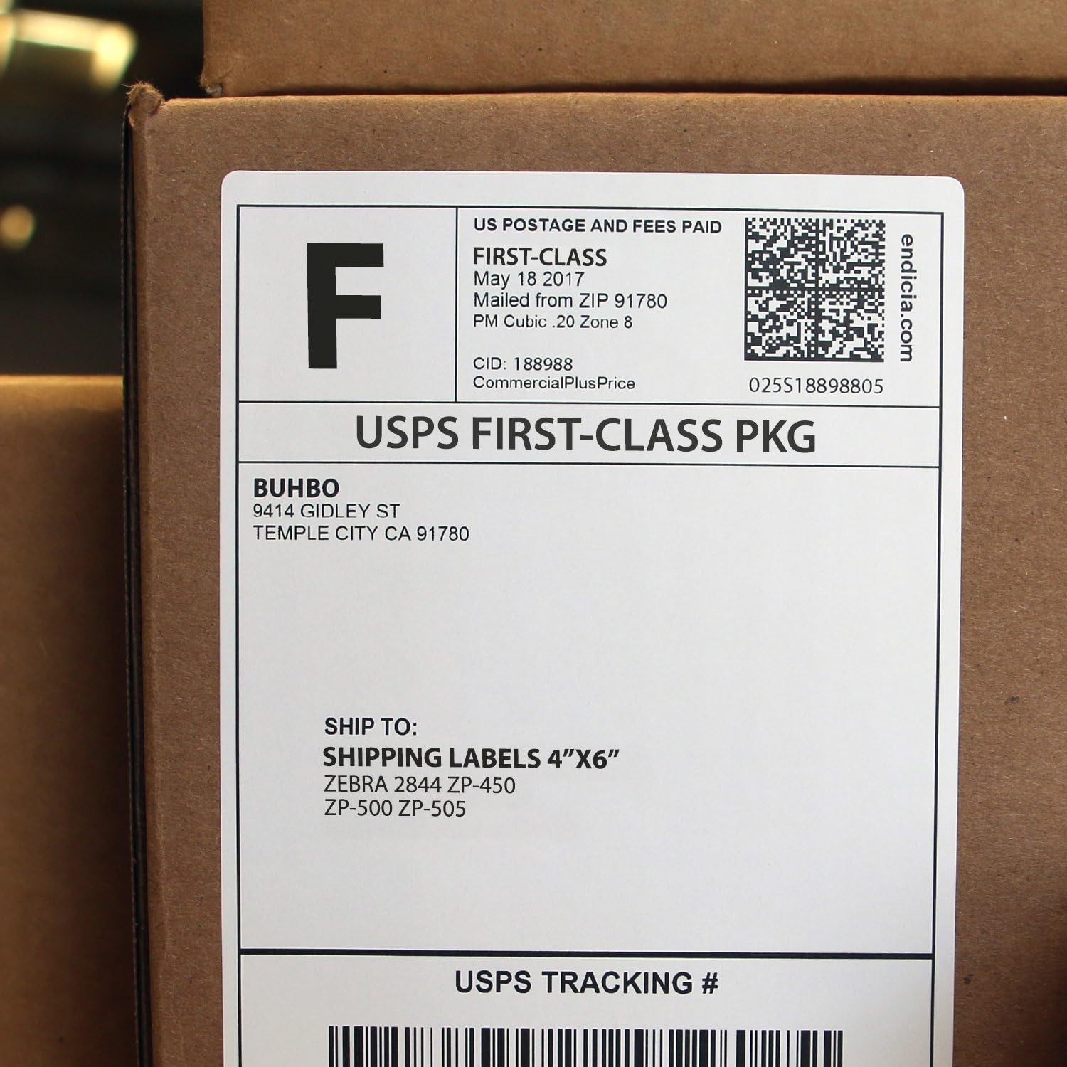 Strong Adhesive 4″ x 6″ Thermal Labels – 250 Labels Per Roll for Easy Shipping