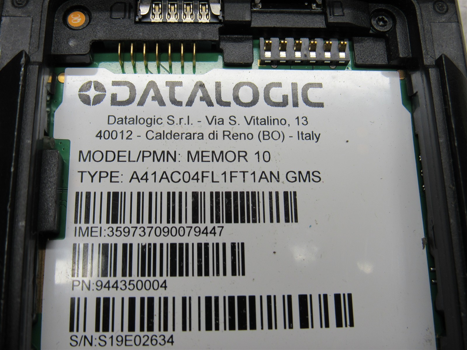 4 LOT Datalogic Memor 10 Mobile Computer 944350004 Android 10 & 8.1 with Battery
