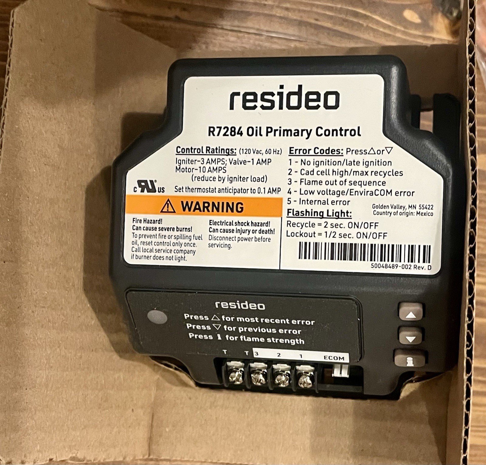 Resideo R7284B1024 Universal Digital Electronic Oil Primary New Wholesaler Suppl