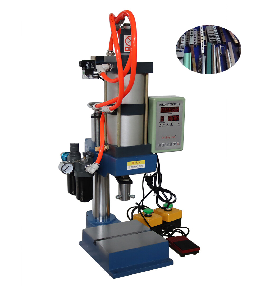 110V Pneumatic Punch Press Machine with Controller 2200lbs/1000kg