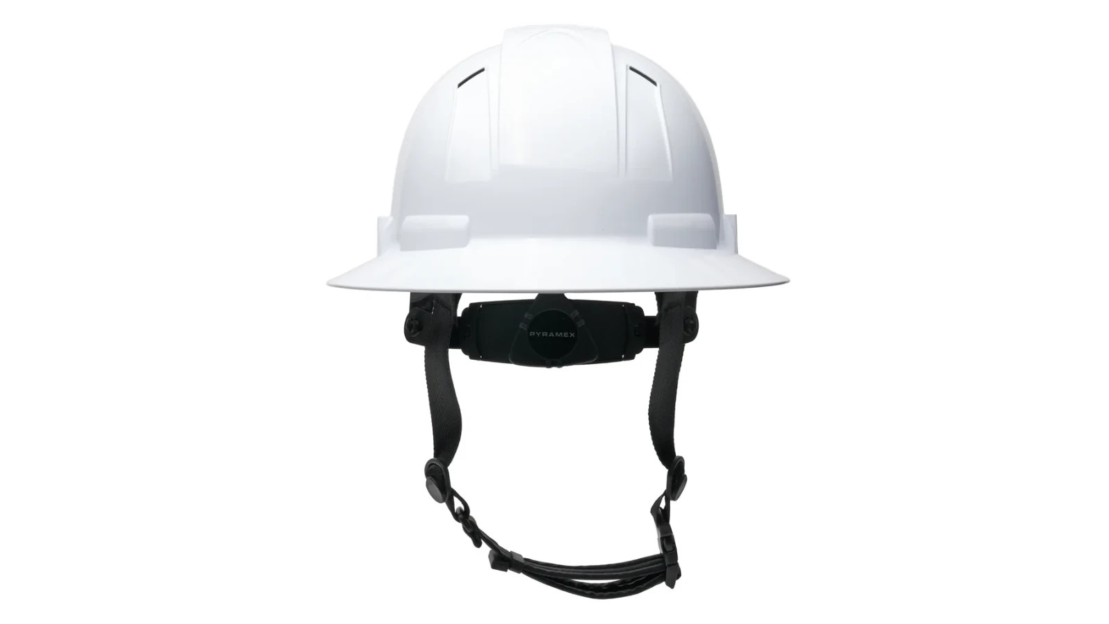 Pyramex Ridgeline® T2 Full Brim Hard Hat, White (Vented & Non-Vented) with Mips®