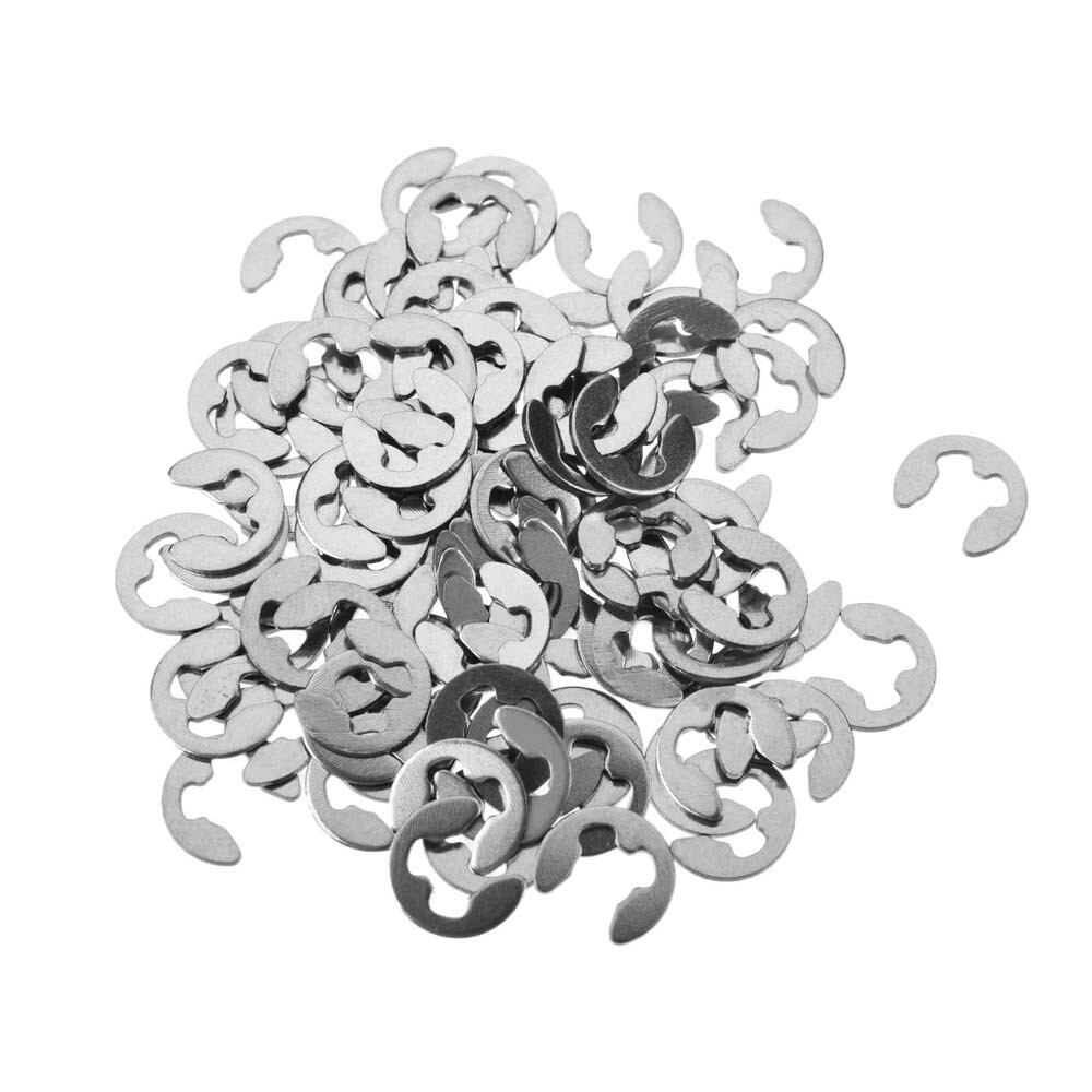 E-Clips External Retaining Washers C-Clip 1.2mm-15mm DIN 6799 Stainless Steel