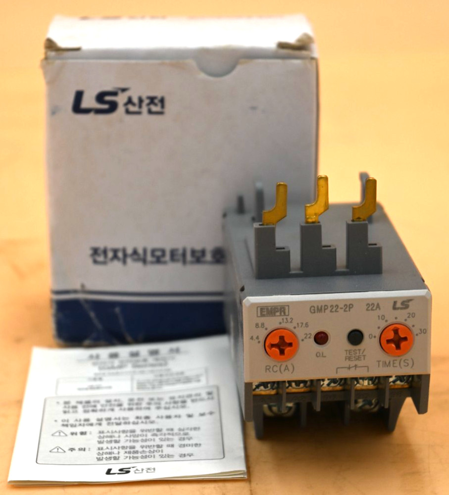 LS GMP22-2P 1C EMPR Electronic motor protection relays 22A |AC220V |50/60Hz