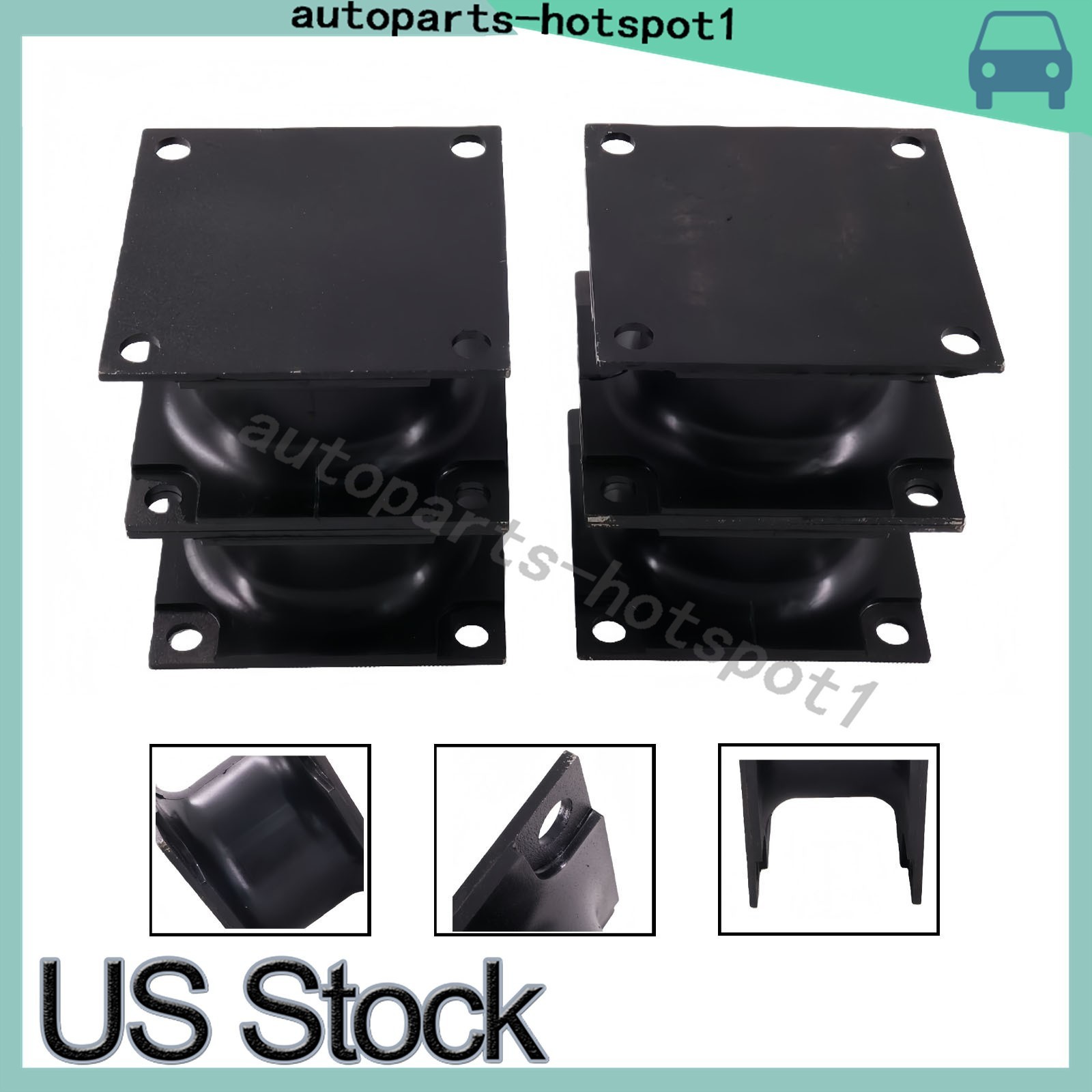 4X Vibratory Plate Compactor Rubber Isolator Shock Mount Fits Stanley Hydraulic