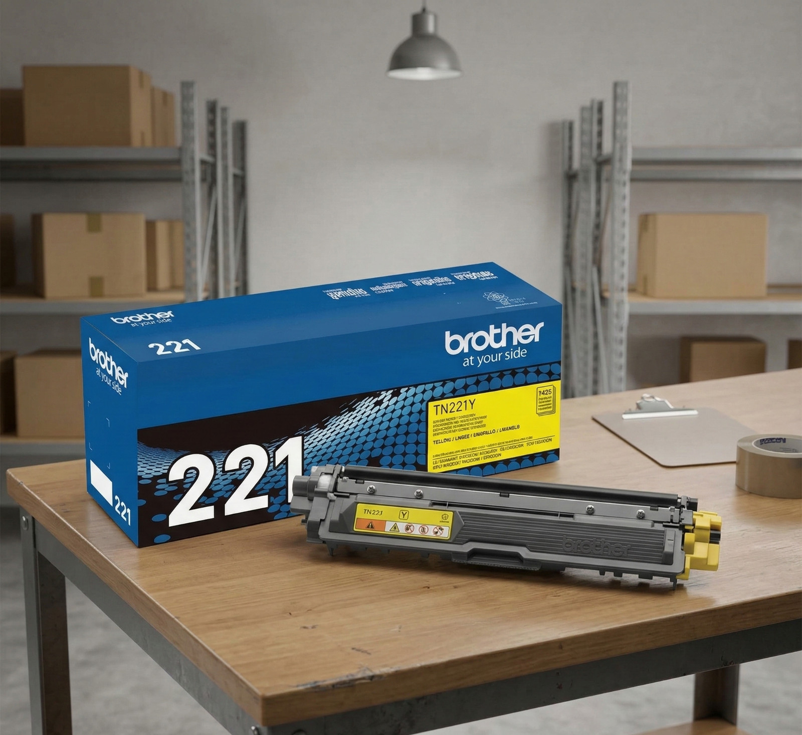 Brother TN221 Toner 4-Pack | Black Cyan Magenta Yellow | For HL-3170CDW MFC-9340