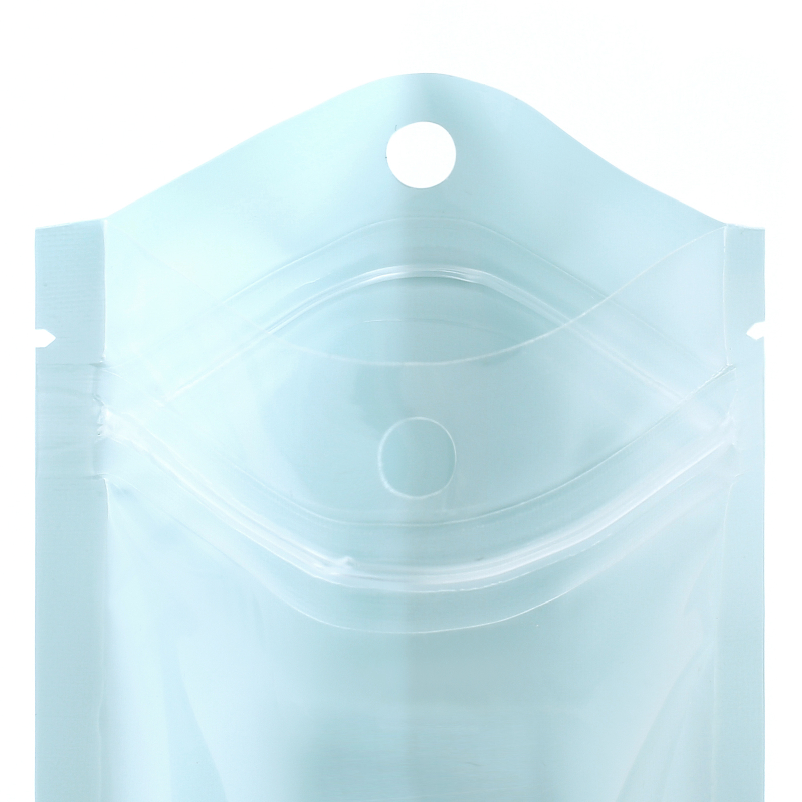 100 Clear Color Stand Up Resealable Stand Up Plastic Food Packaging Bags Pouches