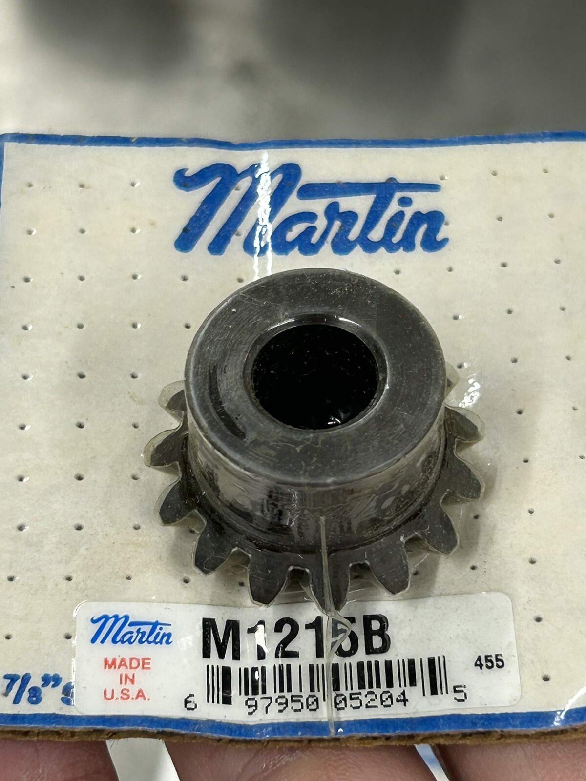 MARTIN 90 DEGREE MITER GEAR PAIR 1/2″ BORE 12 PITCH 15 TEETH NEW IN PACKAGES