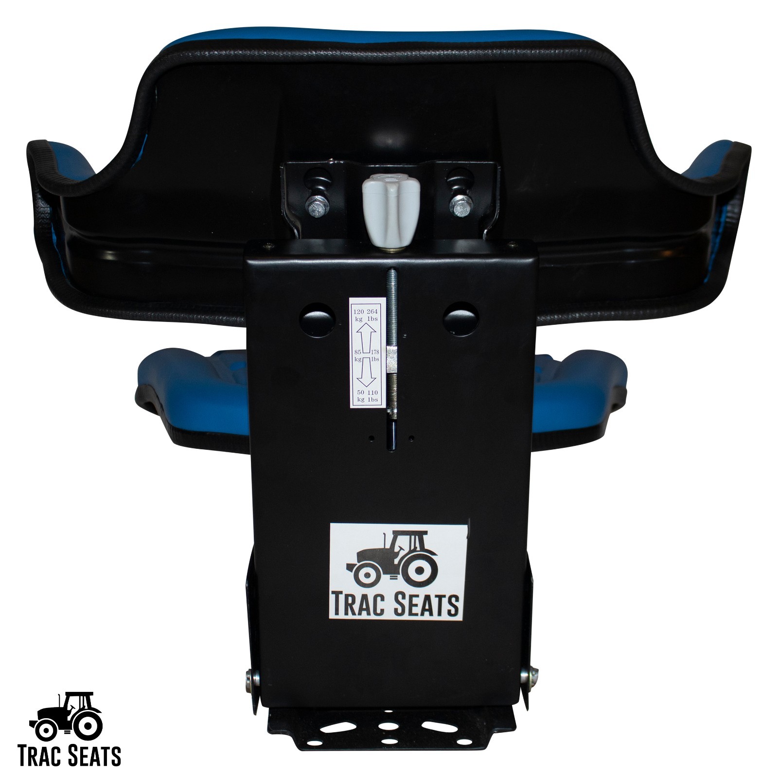 Blue Tractor Suspension Seat Fits Ford / New Holland 4000 4100 4110 4600 4610