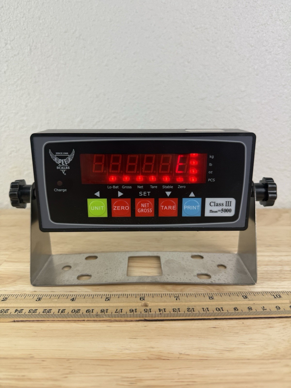 PEC Carbon Steel Heavy Duty Wheelchair Digital Scale Reader Replacement NO CORD