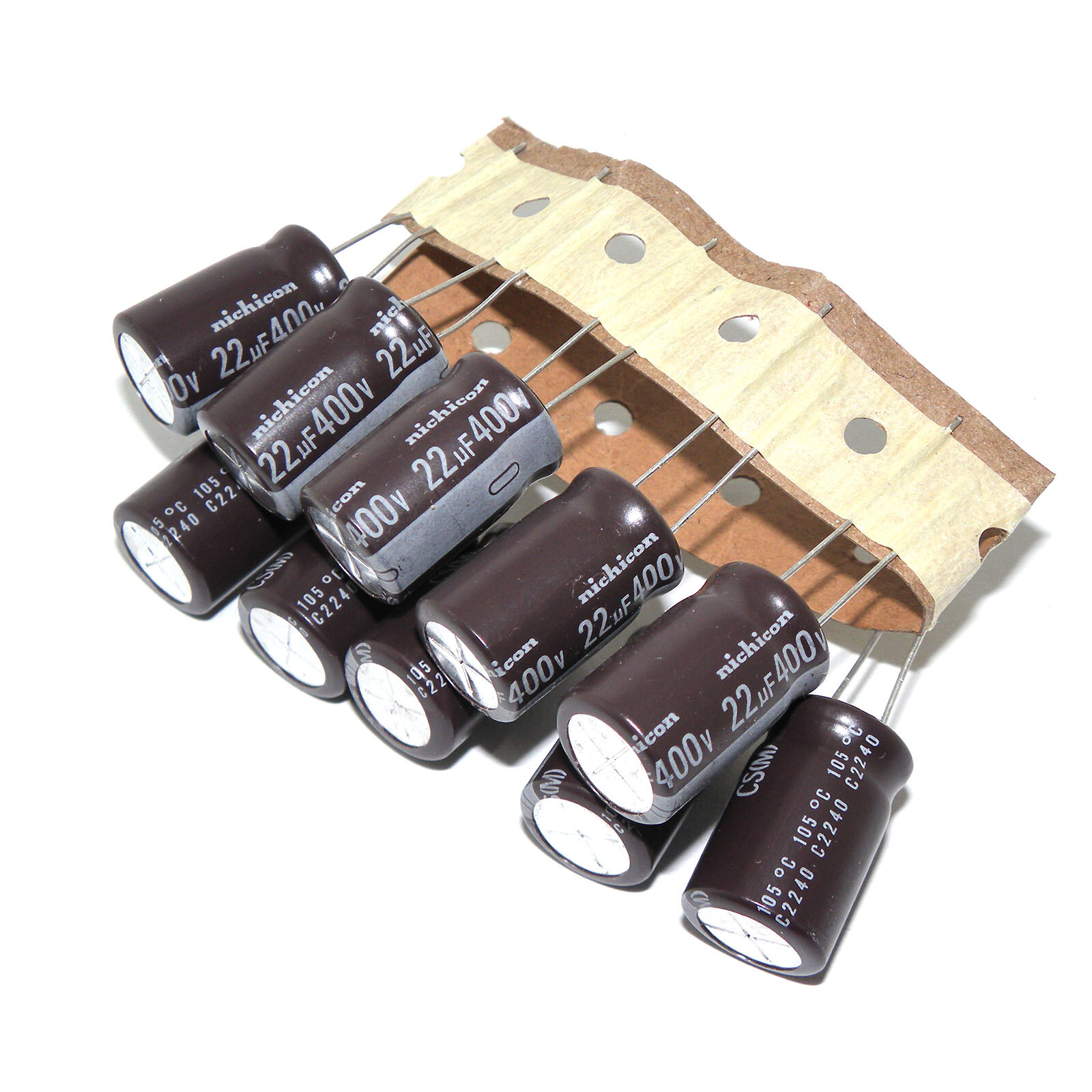 10PCS 22uF400V Nichicon CS Electrolytic Capacitors Volume 400V22uF 13×20 mm
