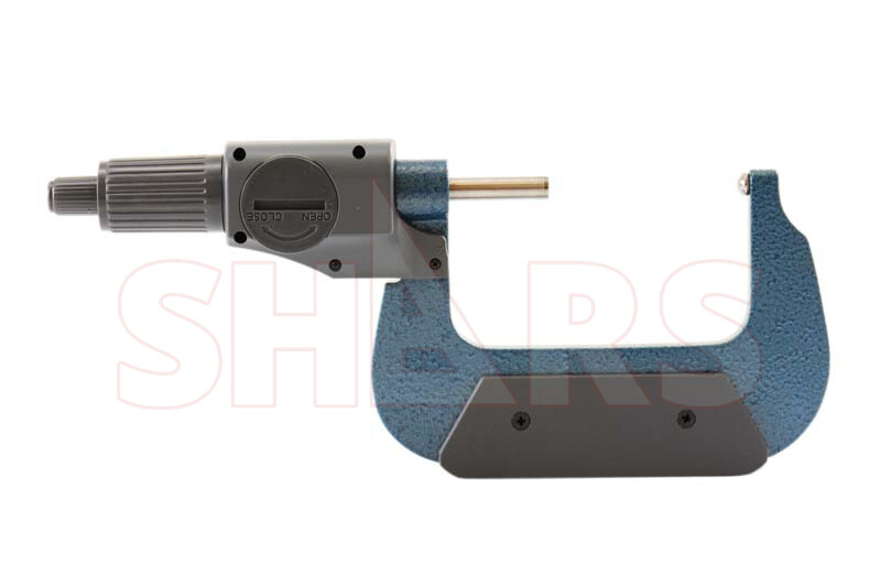 SHARS 2-3″ BALL DIGITAL DIGIT MICROMETER .001mm/ .00005″ FLAT SPINDLE NEW #]