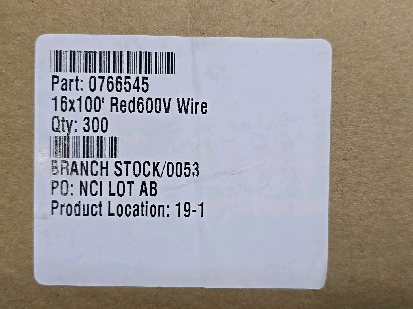 Carol 18410 16awg Stranded Copper PVC HookUp Wire AWM Red 100ft Appliance 600V