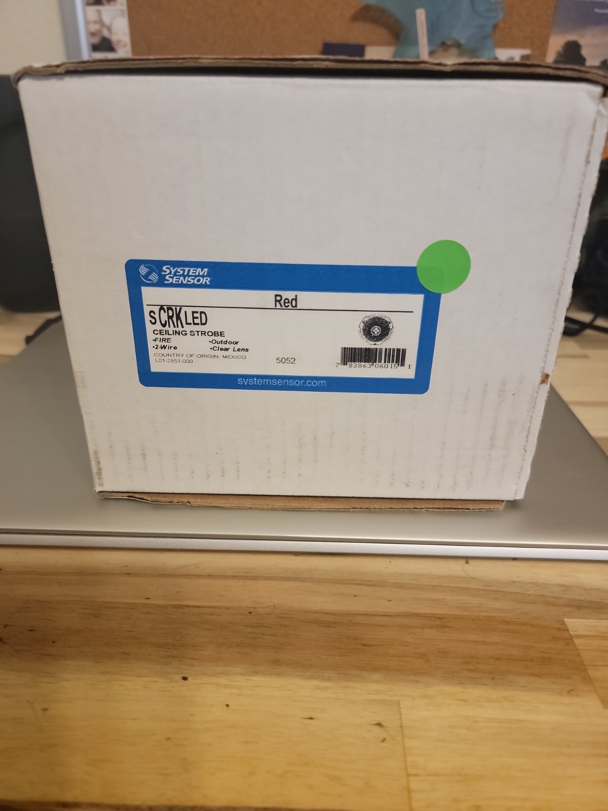 System Sensor SCRKLED Ceiling Strobe RED