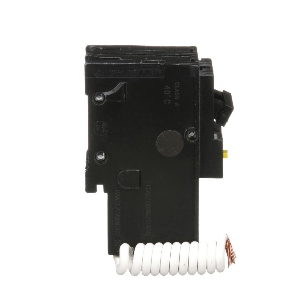 20 Amp 120/240 VAC 2 Pole Plug On GFCI Circuit Breaker Overload Protection