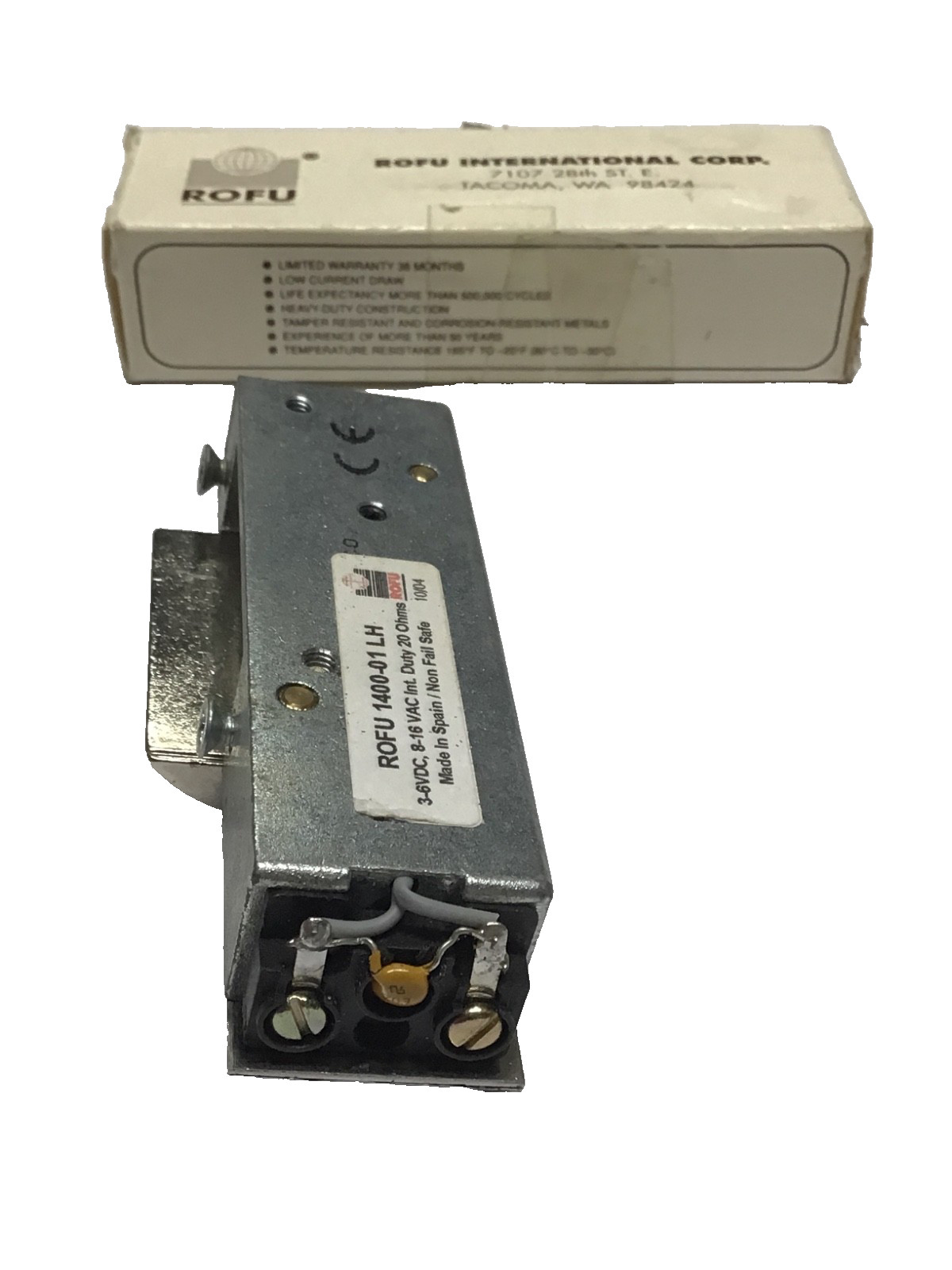 Rofu 1400-01 LH Fail Secure Replacement Solenoids, 8 to 16V AC/3-6V DC NEW