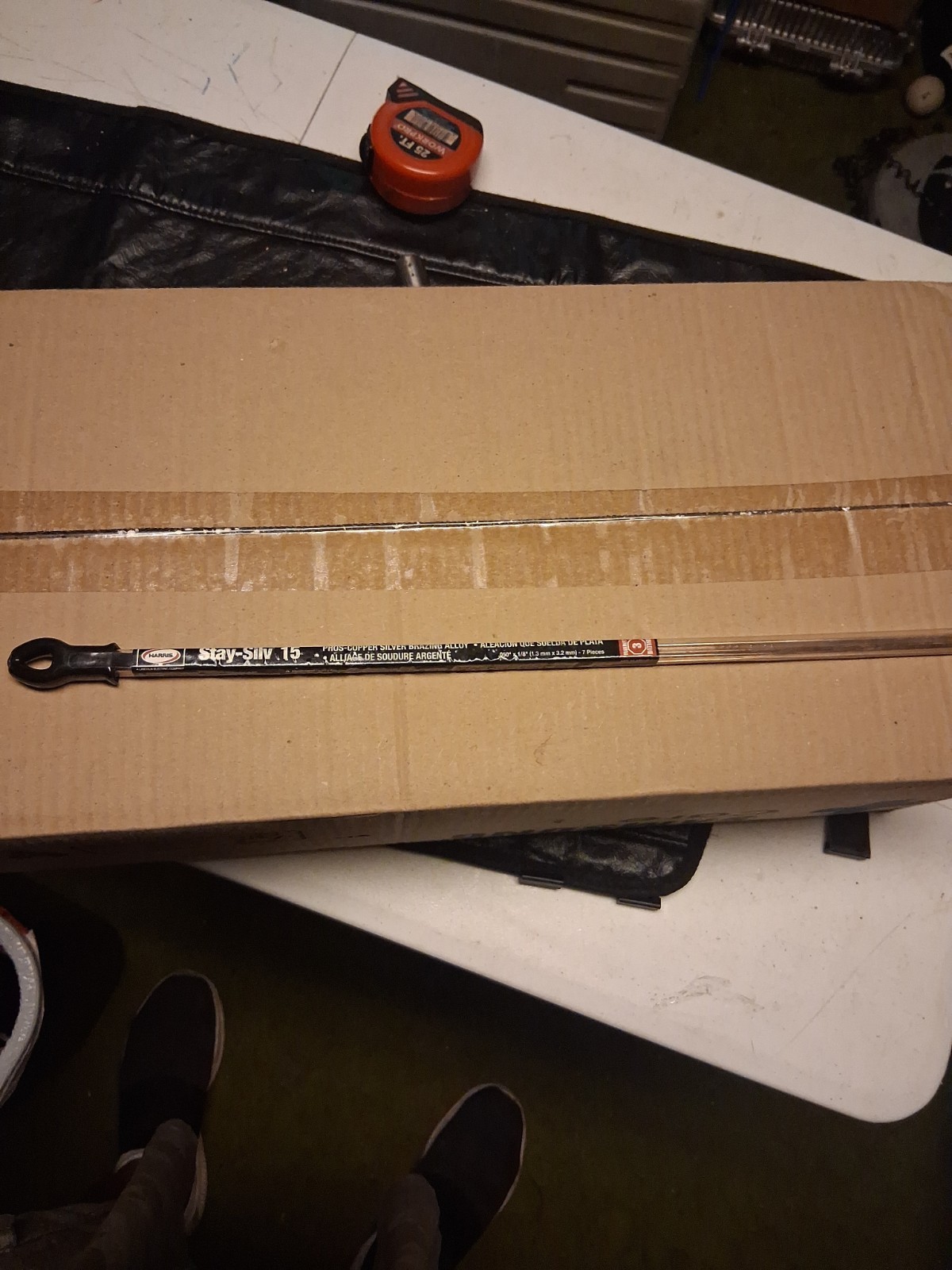Harris 1520FMPOP Stay-Silv Flat Brazing Alloy Rod 7 Rods