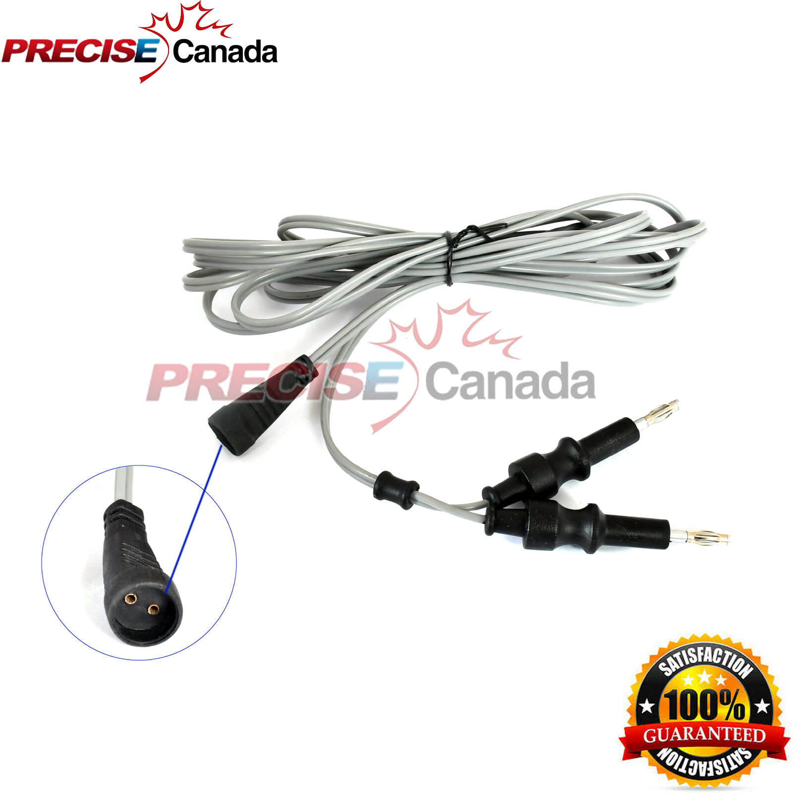 American Bipolar Forceps Silicon Cord Reusable Autoclavable EL-054