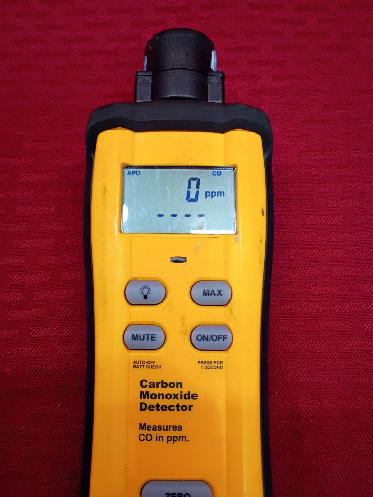 Fieldpiece SCM4 Carbon Monoxide Detector – Black/Yellow