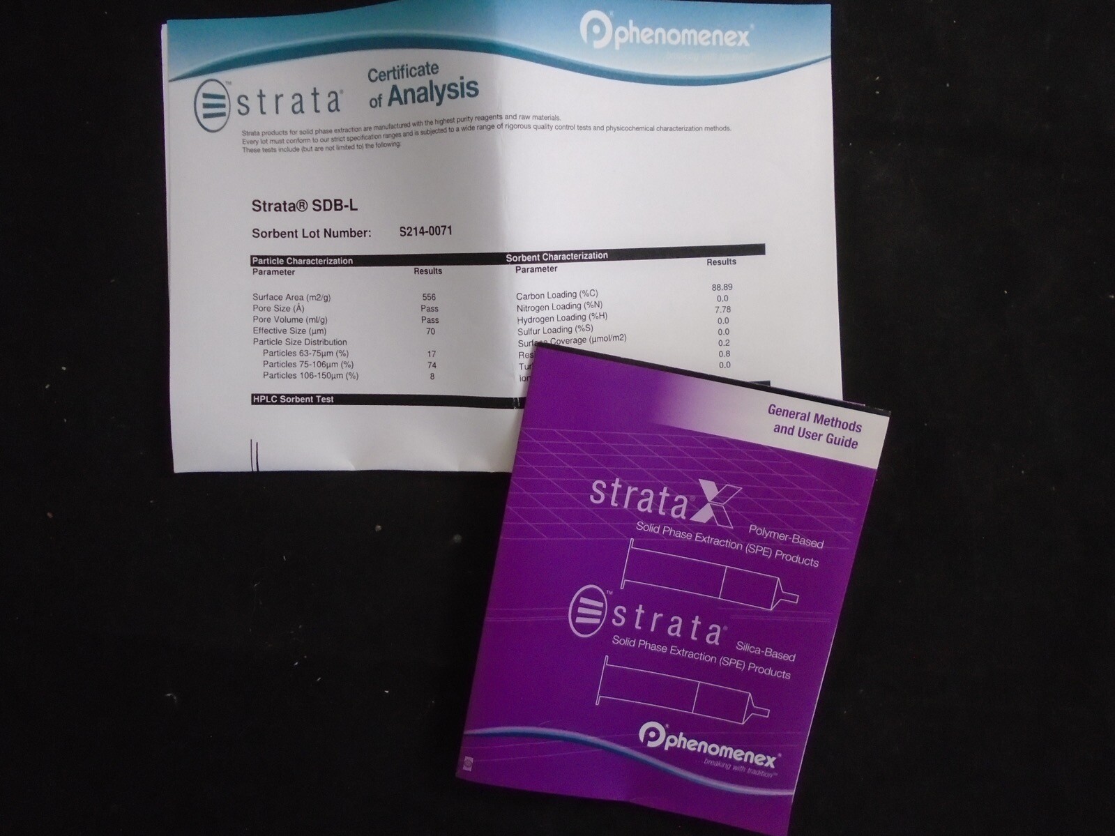 PHENOMENEX Strata SDBL 100μm x 4.6 mm Giga Tubes 10g / 60mL 8B-S014-MFF 16/Pk