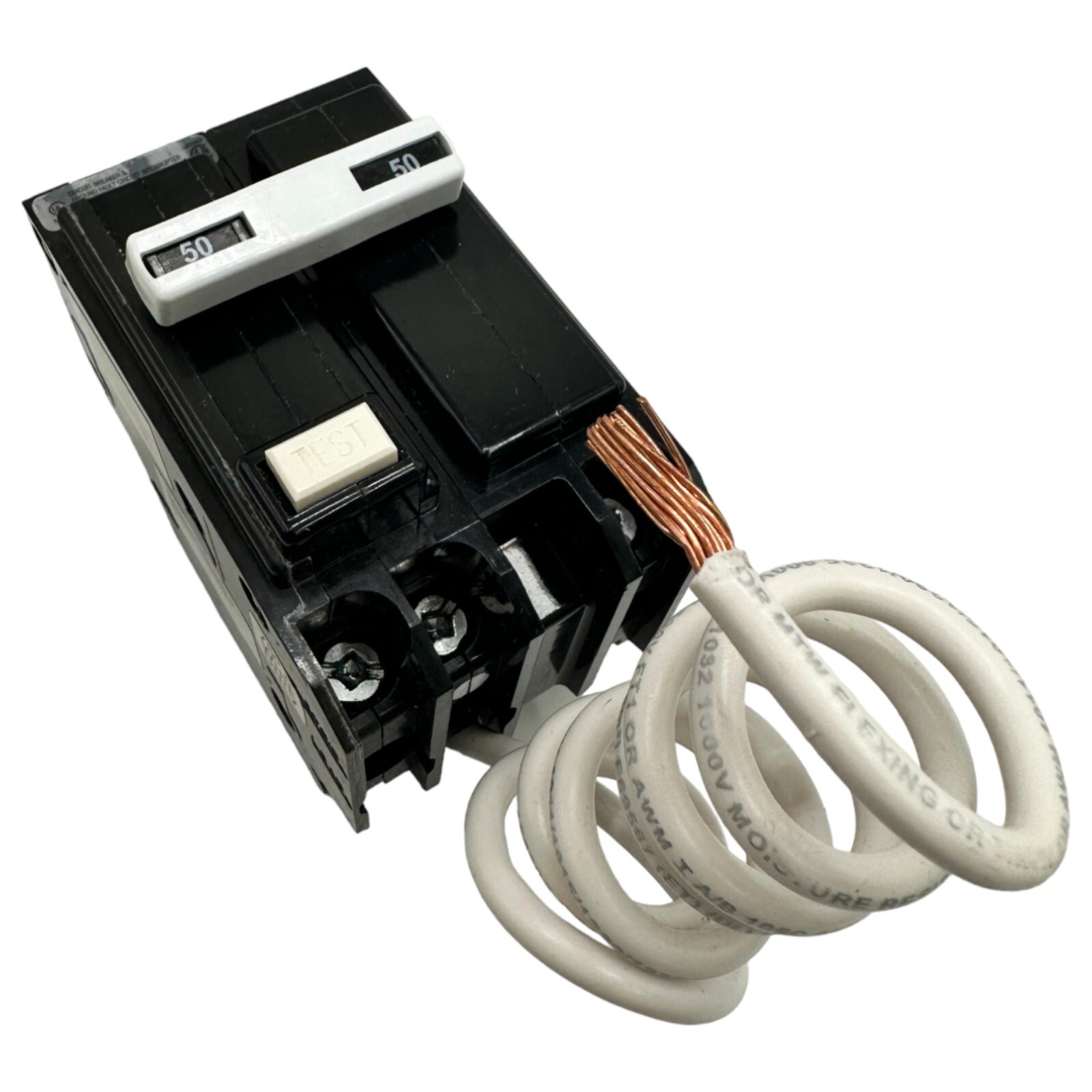 GE THQL 2150GFT / GFCI 50 AMP DOUBLE POLE 240 VOLT GFCI CIRCUIT BREAKER